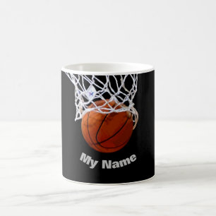 Basketball Jouw naam Koffiemok