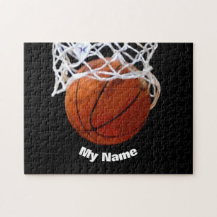 Basketball Jouw naam Legpuzzel