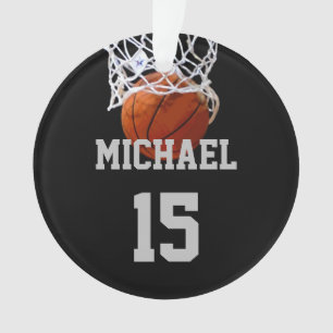 Basketball Jouw naam Ornament