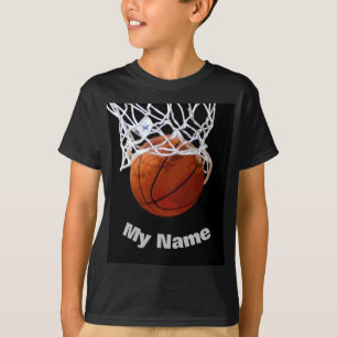Basketball Jouw naam T-shirt