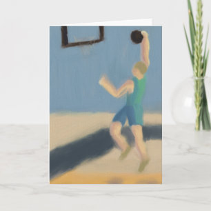 Basketball Jump, Wenskaart Kaart