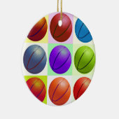 Basketball Keramisch Ornament (Rechts)