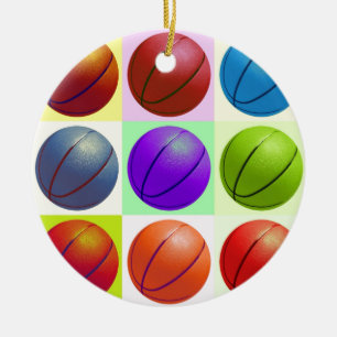 Basketball Keramisch Ornament