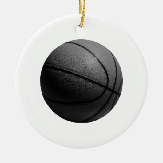 Basketball Keramisch Ornament (Voorkant)