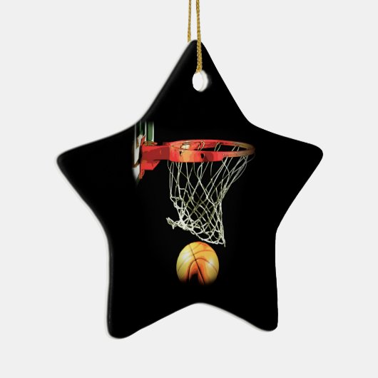 Basketball Keramisch Ornament (Rechts)