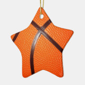 Basketball Keramisch Ornament (Links)