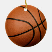 Basketball Keramisch Ornament (Voorkant)
