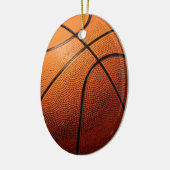 Basketball Keramisch Ornament (Links)