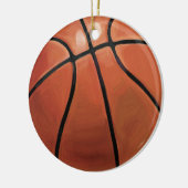 Basketball Keramisch Ornament (Links)