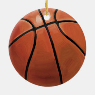 Basketball Keramisch Ornament