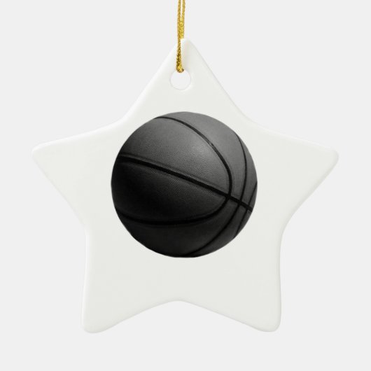 Basketball Keramisch Ornament (Voorkant)