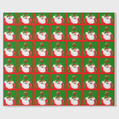 Basketball Kerstmis Cadeaupapier (Vlak)