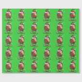 Basketball Kerstmis Cadeaupapier (Vlak)