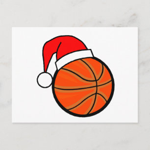 Basketball Kerstmis Feestdagenkaart