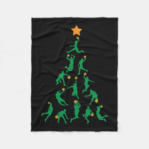Basketball Kerstmis Fleece Deken