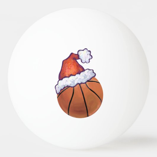 Basketball Kerstmis Pingpongballen (Achterkant)