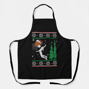 Basketball Kerstmis Schort