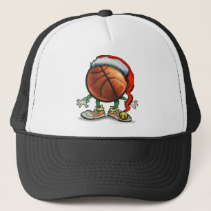 Basketball Kerstmis Trucker Pet