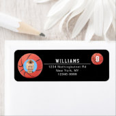 Basketball Label Aangepast fotoretouradres (Insitu)