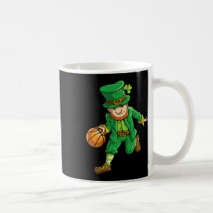 Basketball Leprechaun St Patricks Day Boys Kinder Koffiemok