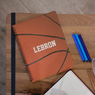 Basketball Let op een persoonlijk Notitieboek