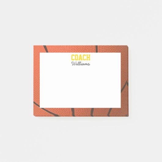 Basketball Let op maat Post-it® Notes (Voorkant)