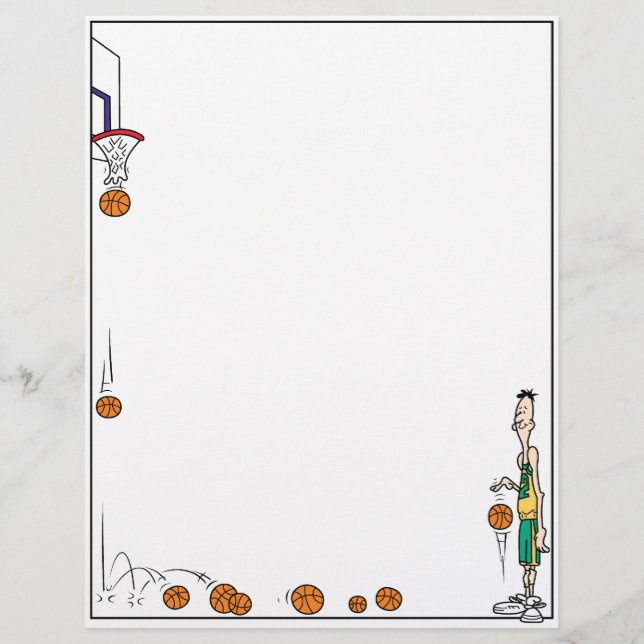Basketball Letterhead (Voorkant)