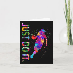 Basketball Life Waterverf Art Kaart