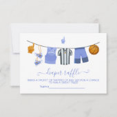 Basketball ligne de linge Déchets Carte Raffin (Devant)