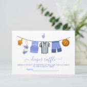 Basketball ligne de linge Déchets Carte Raffin (Debout devant)