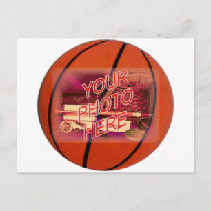 Basketball Lijst Sjabloon Briefkaart