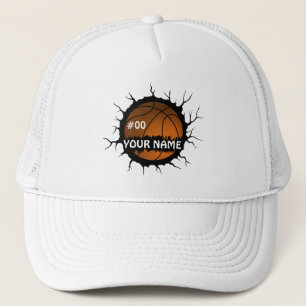 Basketball Logo, Basketball Custom Name Trucker Pet