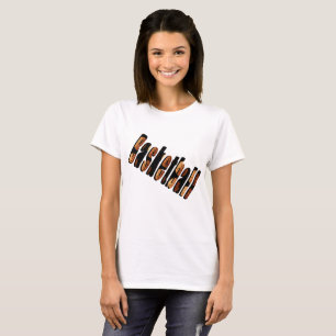 Basketball-Logo gemaakt van Basketballen, T-shirt