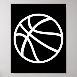Basketball logo poster