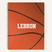 Basketball look Carnet Spiral personnalisé (Devant)