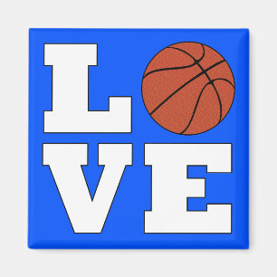 Basketball LOVE Aangepaste kleurenBasketball-vrien Magneet