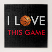 Basketball Love Game Legpuzzel (Verticaal)