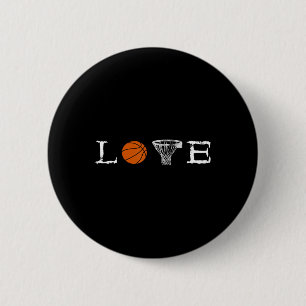 Basketball Love Ronde Button 5,7 Cm