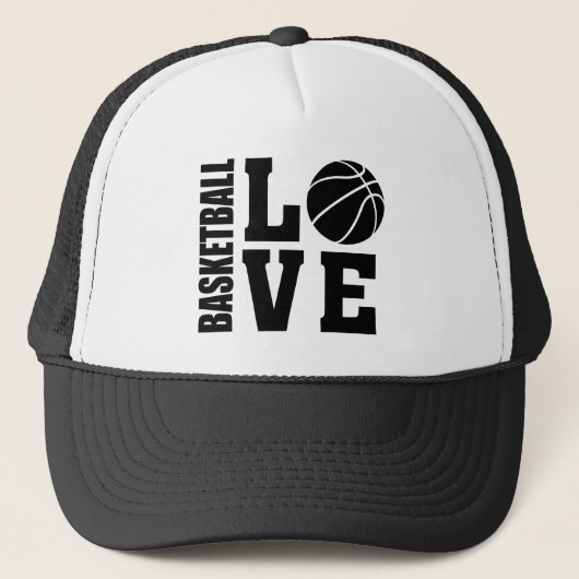 Basketball Love Trucker Pet (Voorkant)