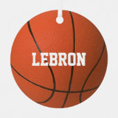 Basketball Lover Persoonlijk Ornament (Voorkant)
