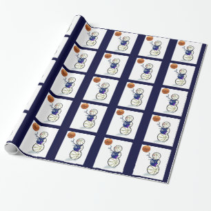 Basketball Lovers Kerstmis Cadeaupapier