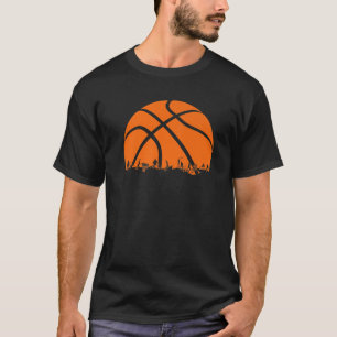 Basketball Lovers Spelers Grote Mannen Vrouwen T-shirt