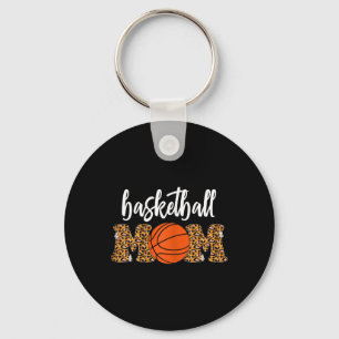 Basketball Ma Cute Leopard Basketball Giften voor  Sleutelhanger