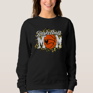 Basketball Ma Moederdag Leopard Heart Ball Trui
