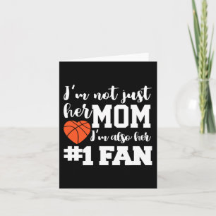 Basketball Ma Nummer 1 Fan Basketball Mothers J Kaart
