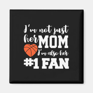 Basketball Ma Nummer 1 Fan Basketball Mothers J Magneet