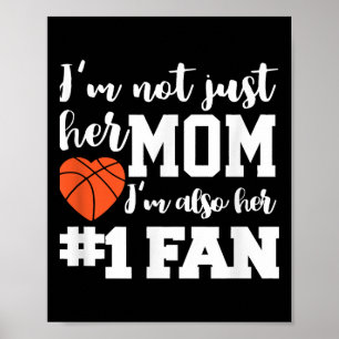 Basketball Ma Nummer 1 Fan Basketball Mothers J Poster