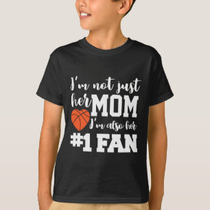 Basketball Ma Nummer 1 Fan Basketball Mothers J T-shirt