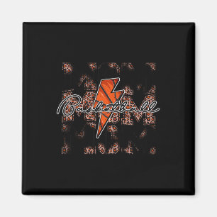 Basketball Mam leopard bliksemschicht basketbal Magneet
