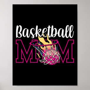 Basketball Mam Team Player komt overeen met Coach Poster